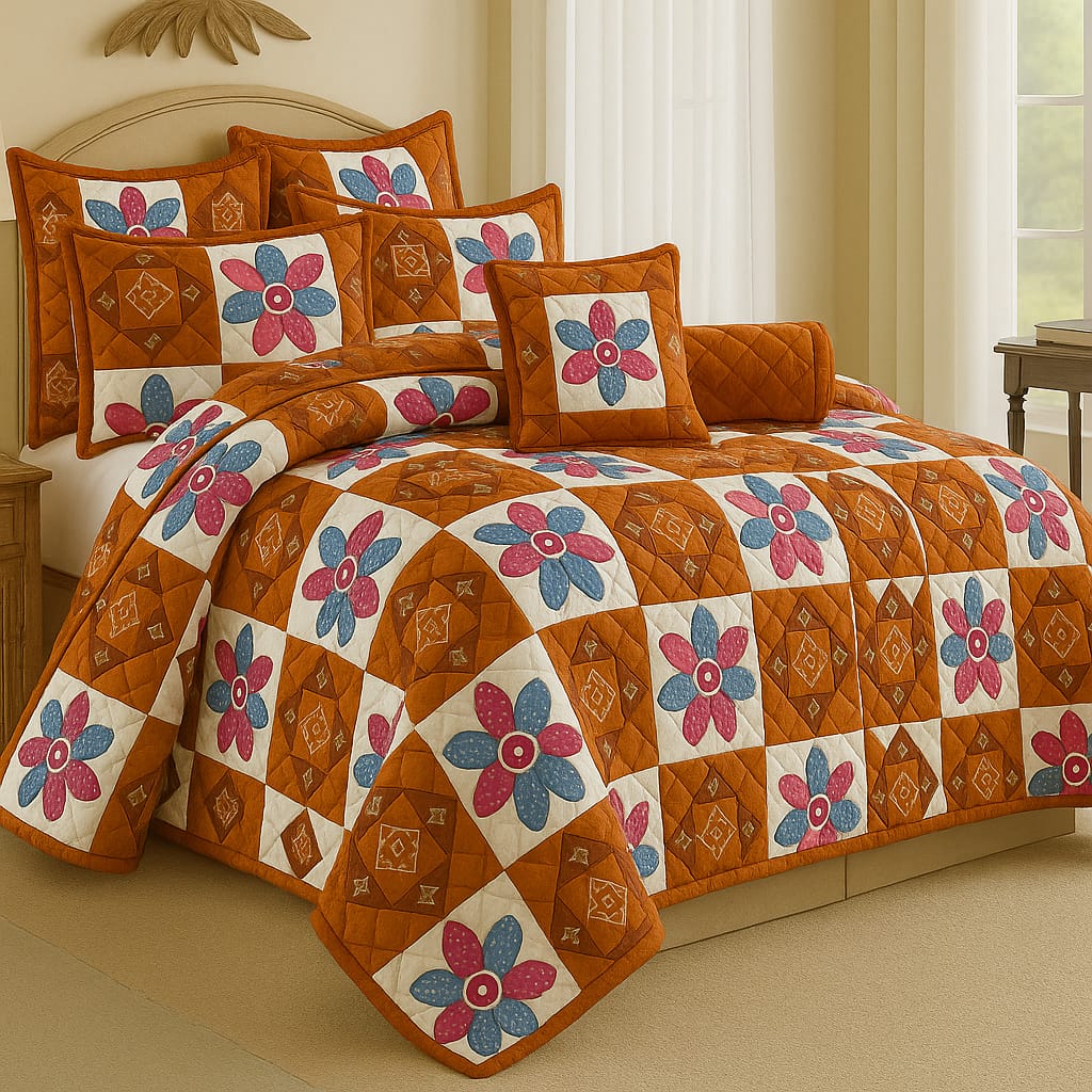 Patchwork Bloom 9-Piece Comforter Set